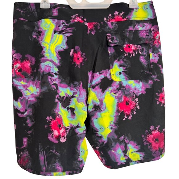 Oakley Hydrolix Performance Fit Floral Splash 19" Boardshort Size 32 NWT $55 Poc - Picture 2 of 6
